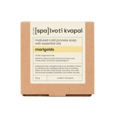 SpalvotiKvapai brandintas muilas marigolds